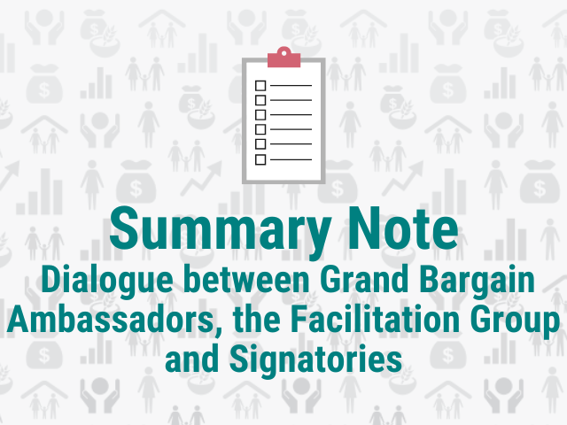 Summary Note Dialogue with Signatories