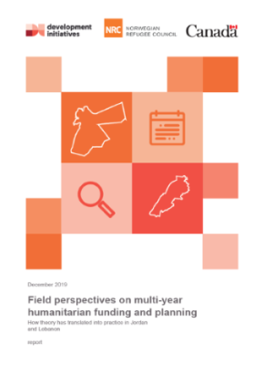 Field perspectives on multi-year humanitarian funding and planning: How theory has translated into practice in Jordan and Lebanon