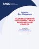 Cover page for the IASC Interim Key Messages on Flexible Funding for Humanitarian Response and COVID19, dated March 2020, by IASC Results Group 5 on Humanitarian Financing