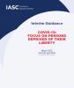 Cover of the IASC document: Interim Guidance on COVID-19: Focus on Persons Deprived of Their Liberty