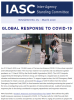 Cover photo of the IASC Newsletter number 5, with the headline: Global Response to COVID-19