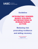 IASC Guidelines for Integrating Gender-Based Violence Interventions in Humanitarian Action, 2015