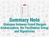 Summary Note - Dialogue GB Ambassadors, FG and Signatories
